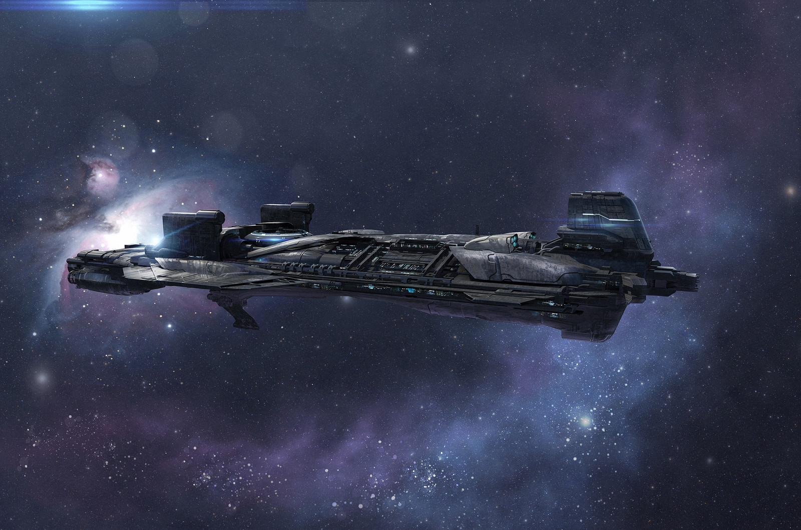 Ancient human cruiser