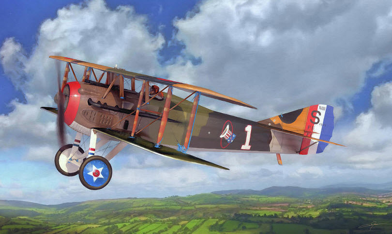 Modeling the SPAD XIII in Cinema 4D