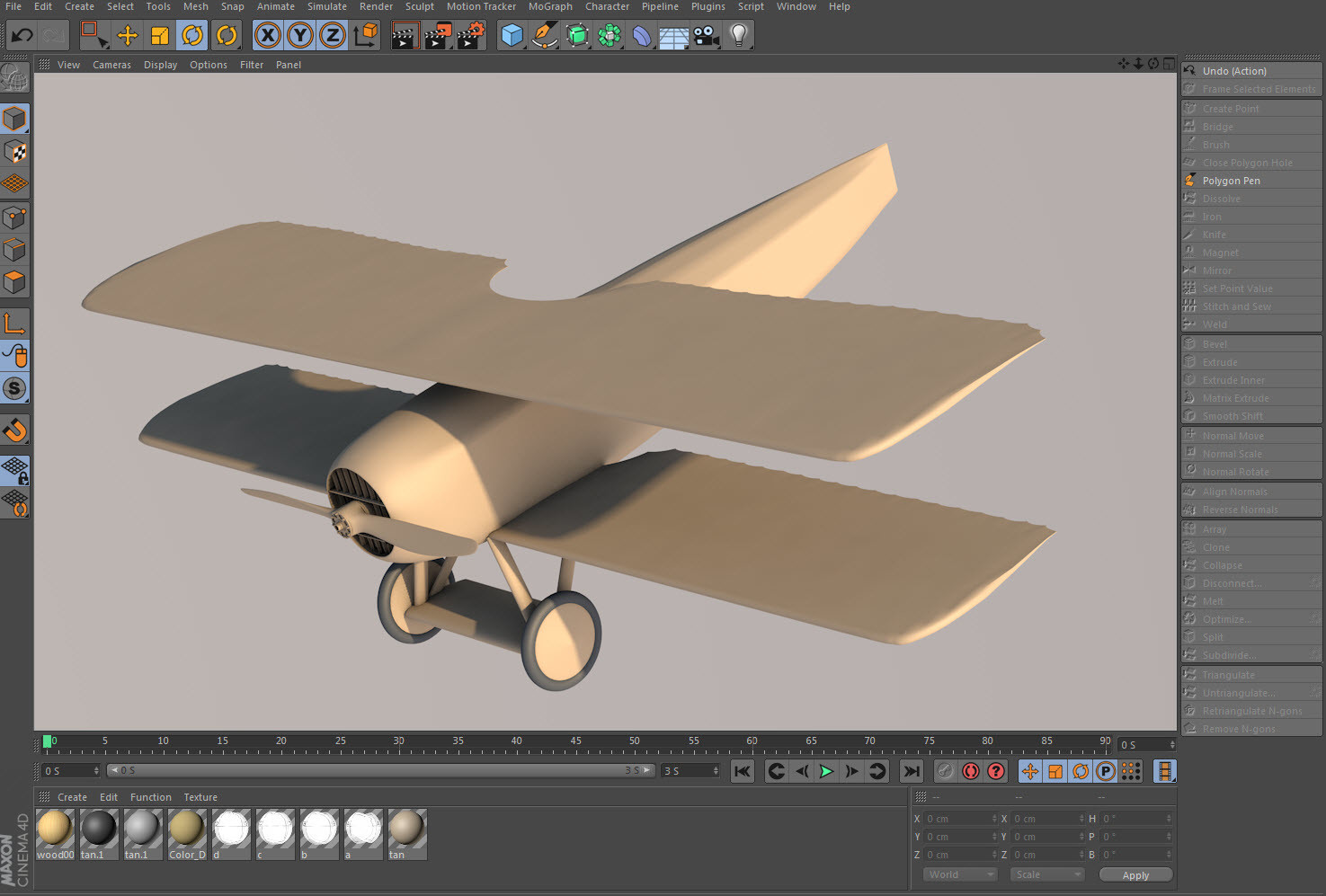 15: Creating the top and bottom wings