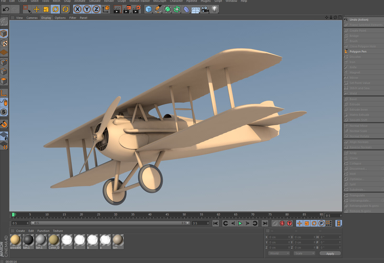 19: Work in progress, overall view.