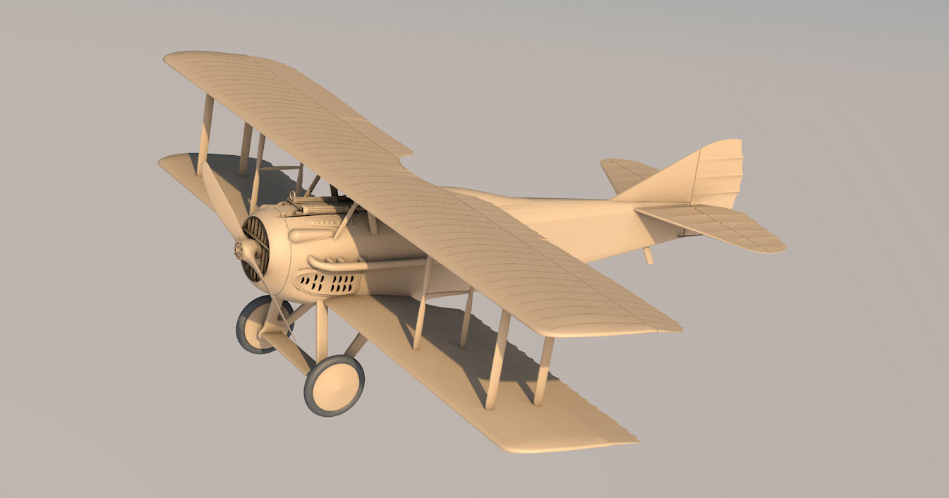 31: SPAD XIII Overview render WIP