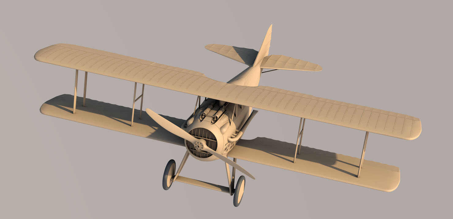 35: SPAD XIII Overview render WIP