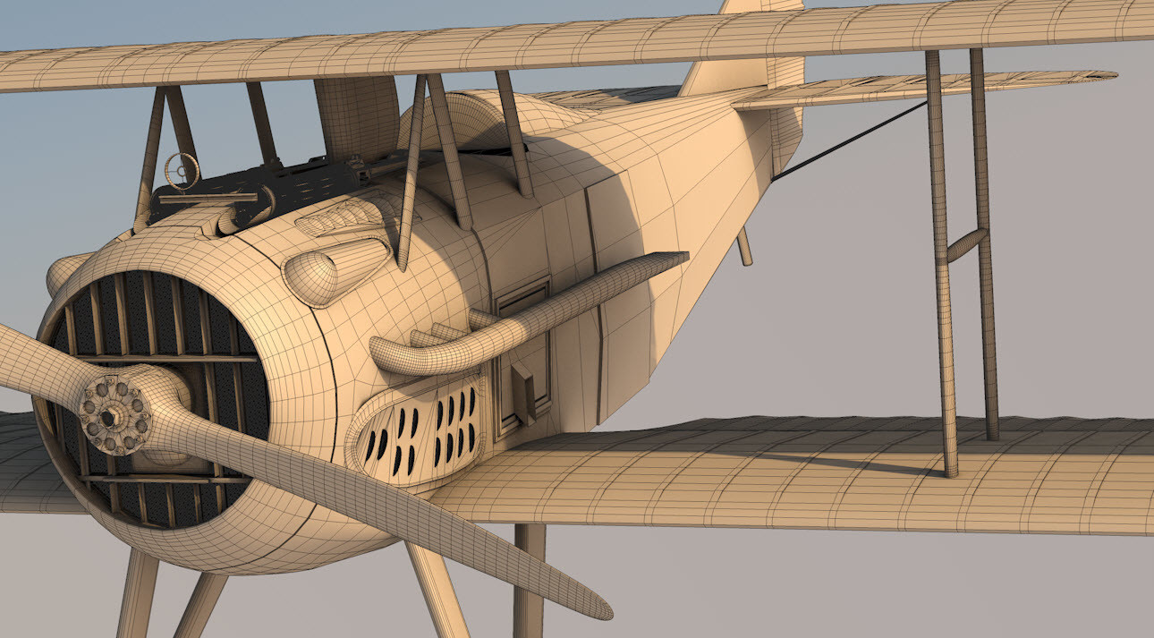 39: SPAD XIII Overview render WIP