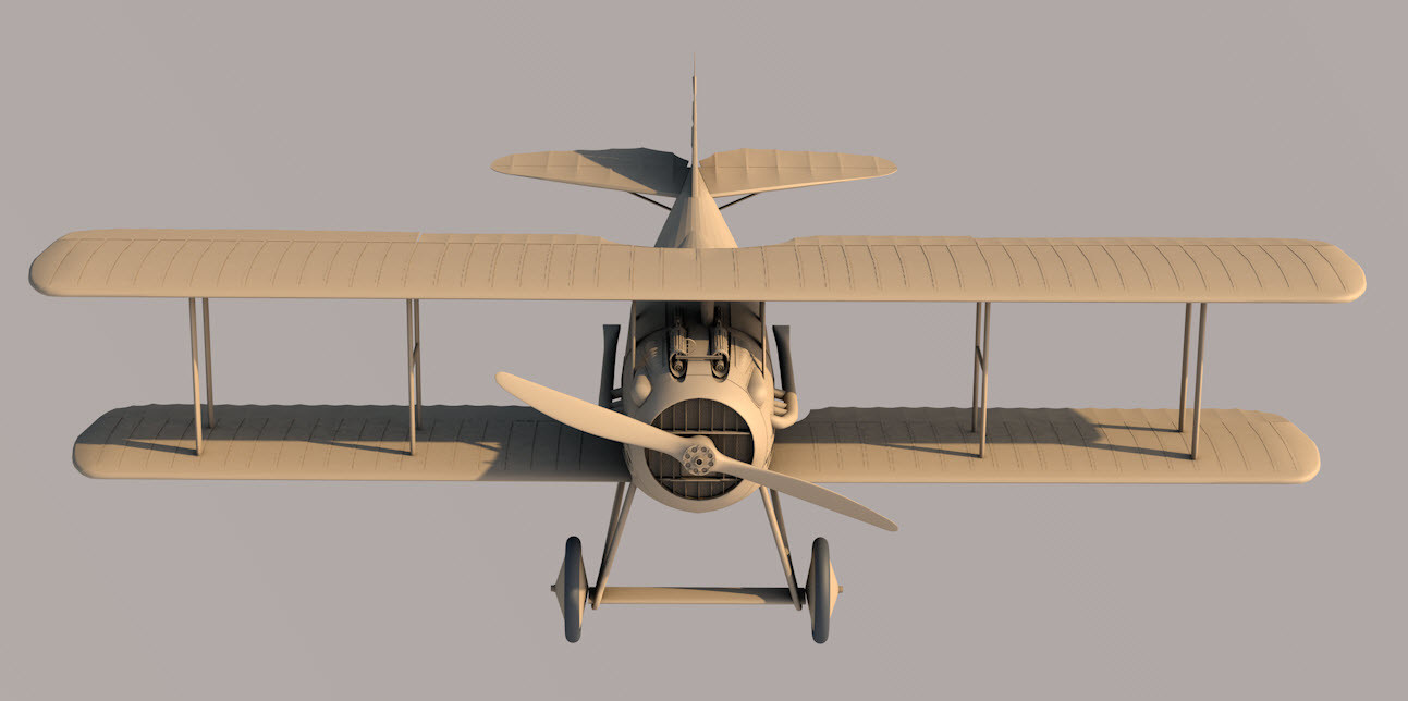 40: SPAD XIII Overview render WIP