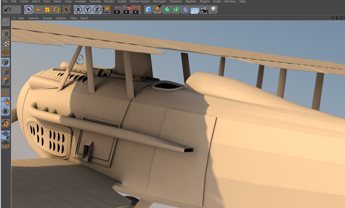 43: Raised headrest area being built