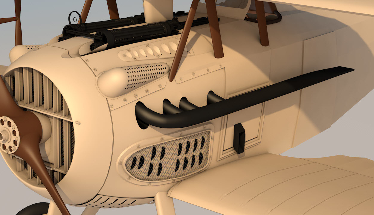 95: More surface detail, and a mesh put over the lower vents.