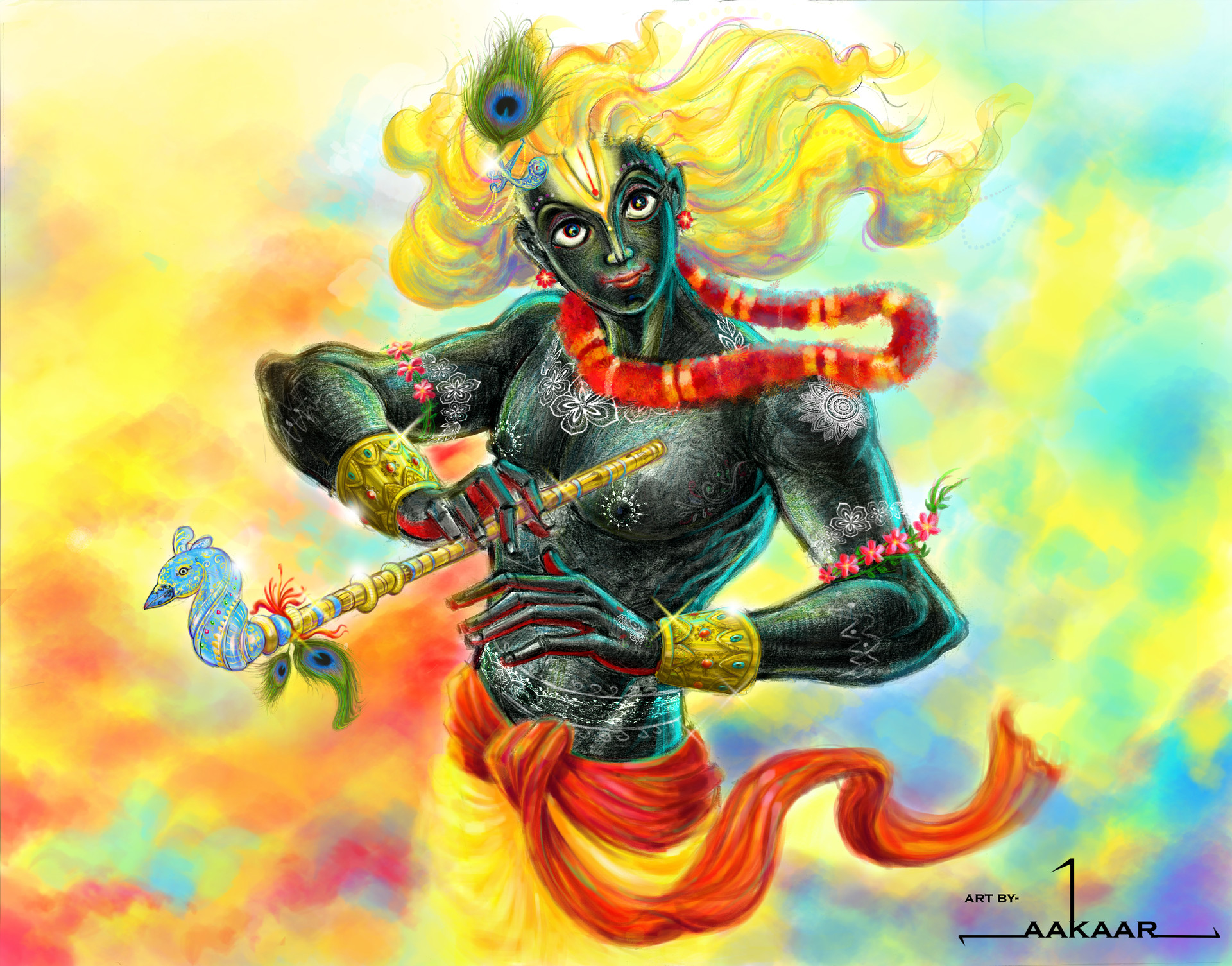 ArtStation - lord krishna