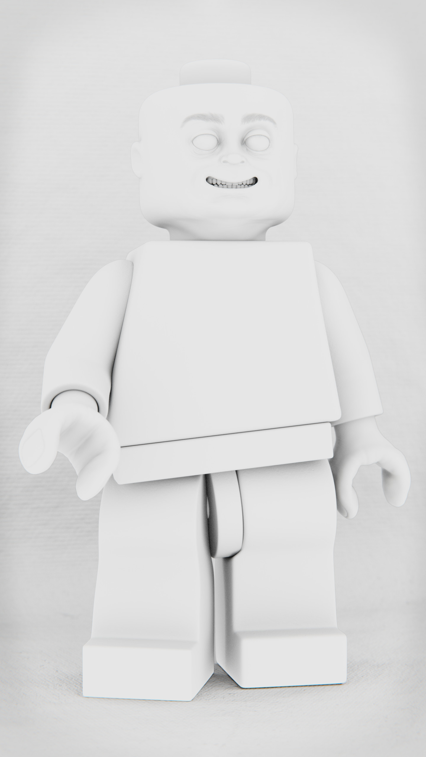 White lego deals man