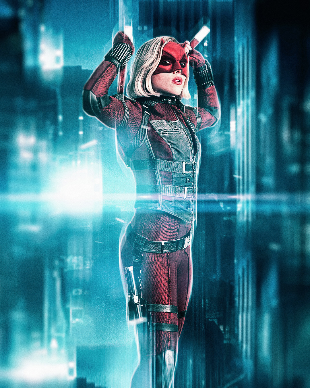 Black Widow x Daredevil mashup 