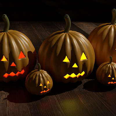 Auns baig haloween pumpkin 3 p