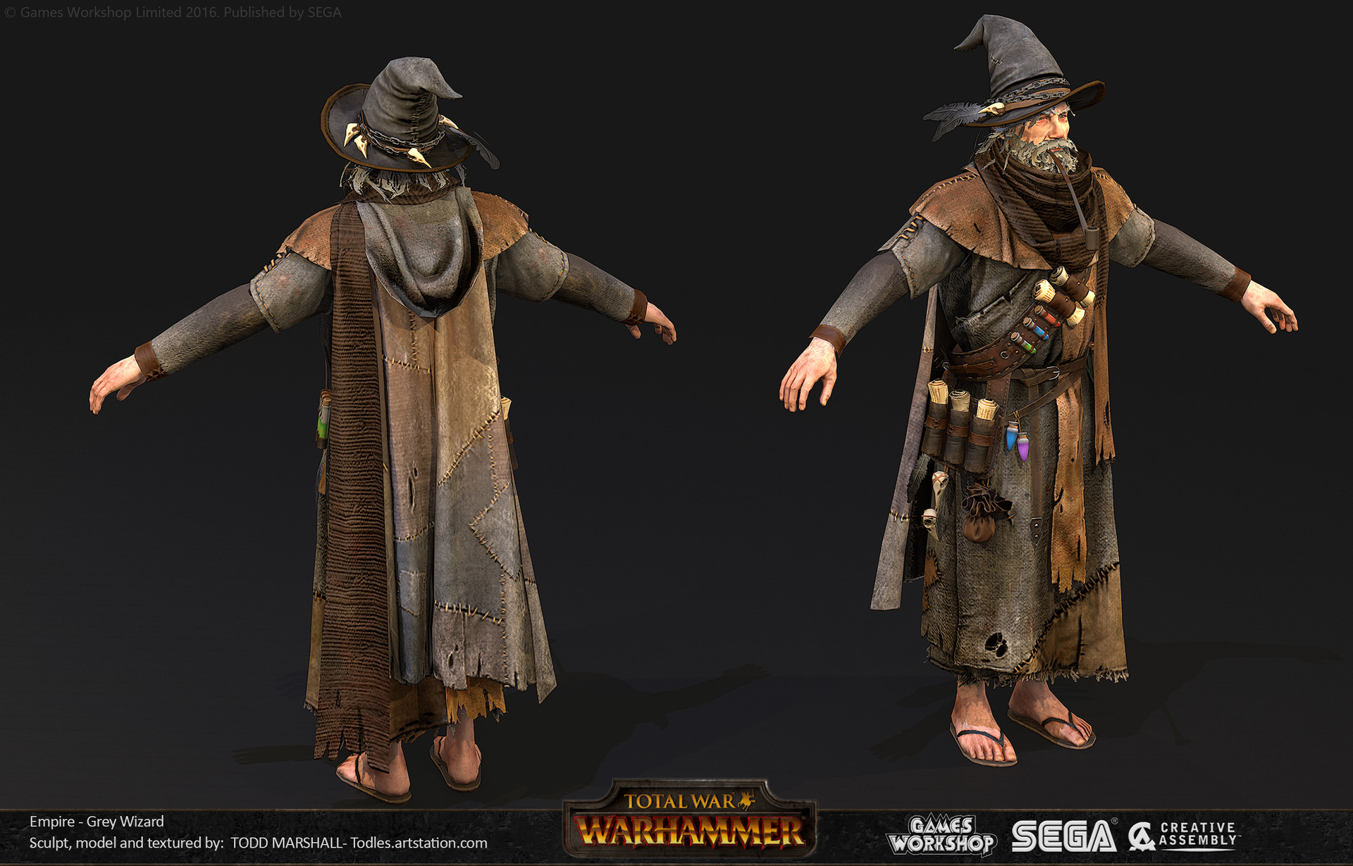 ArtStation Empire Grey Wizard