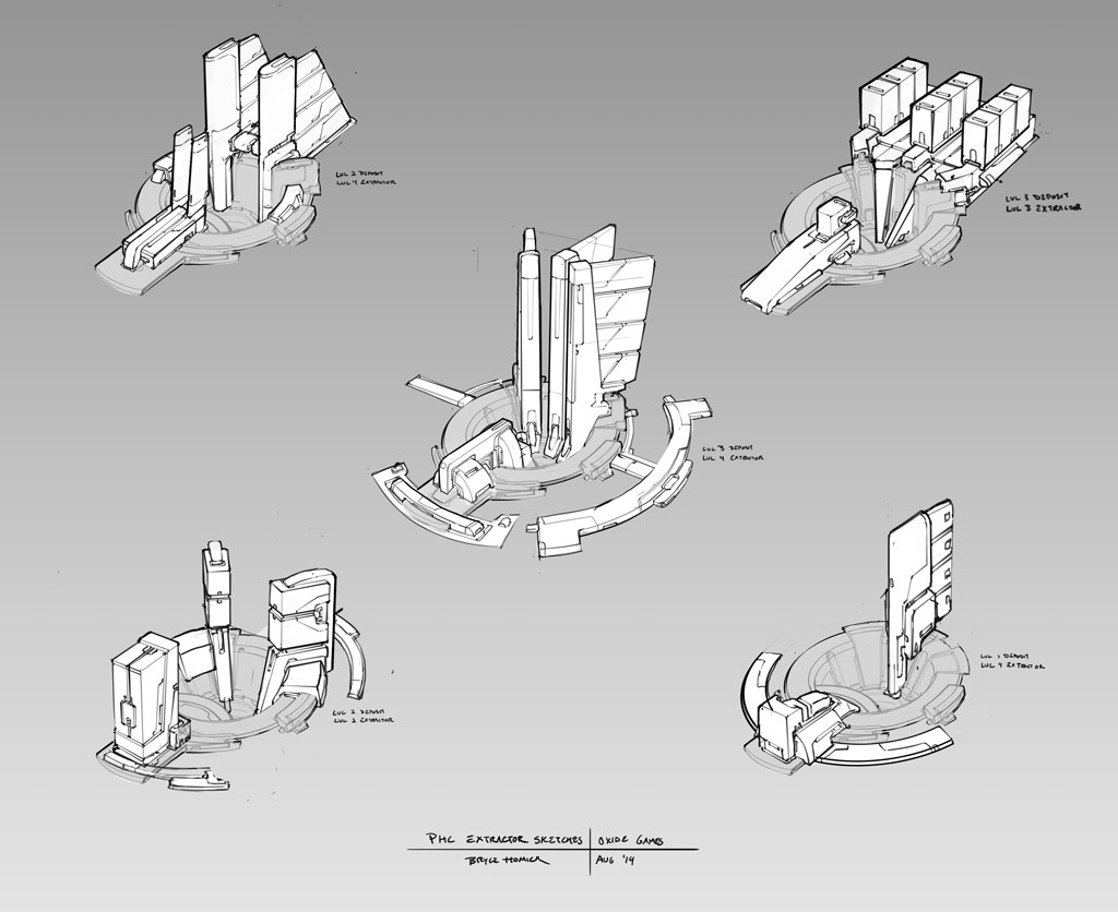 PHC "Extractor" sketches