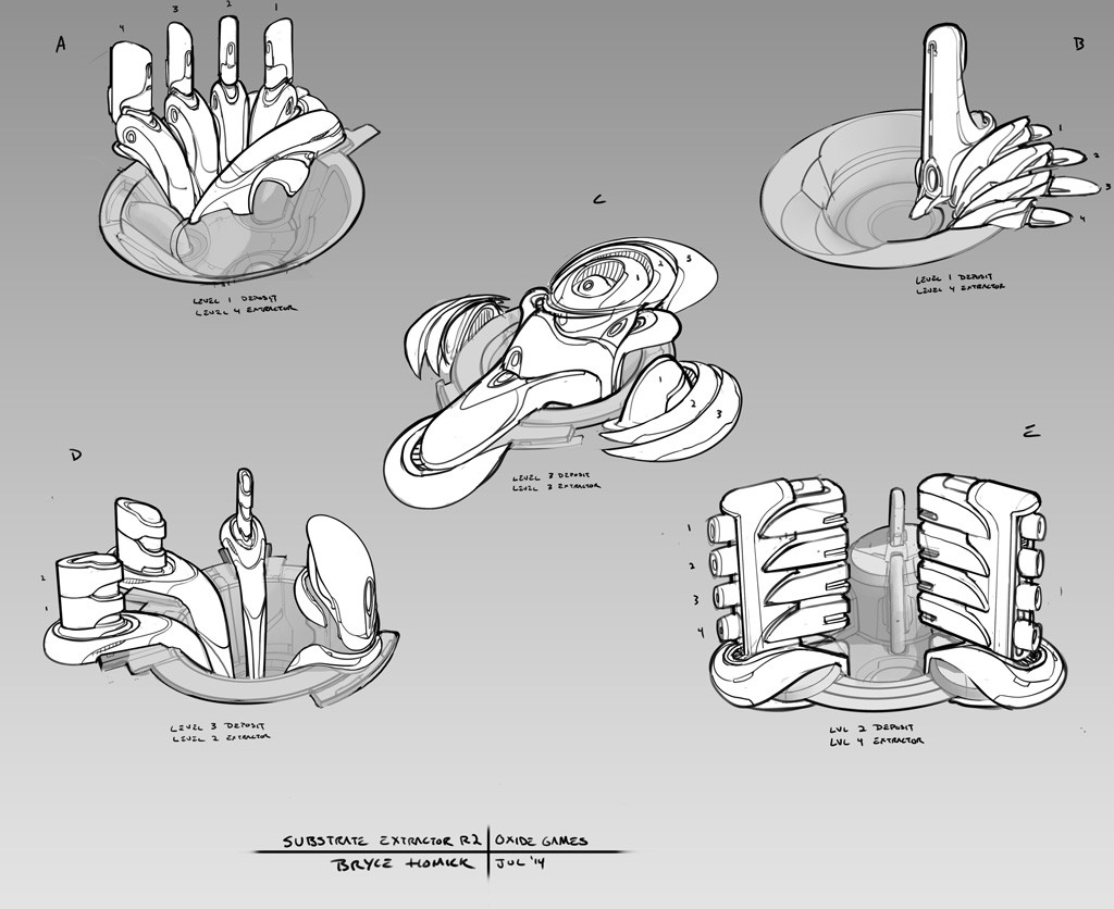 Substrate "Extractor" Sketches