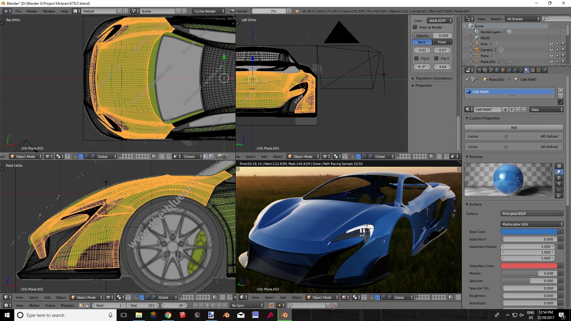 Проекты для blender