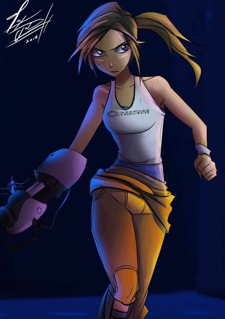 ArtStation - Chell from Portal 2