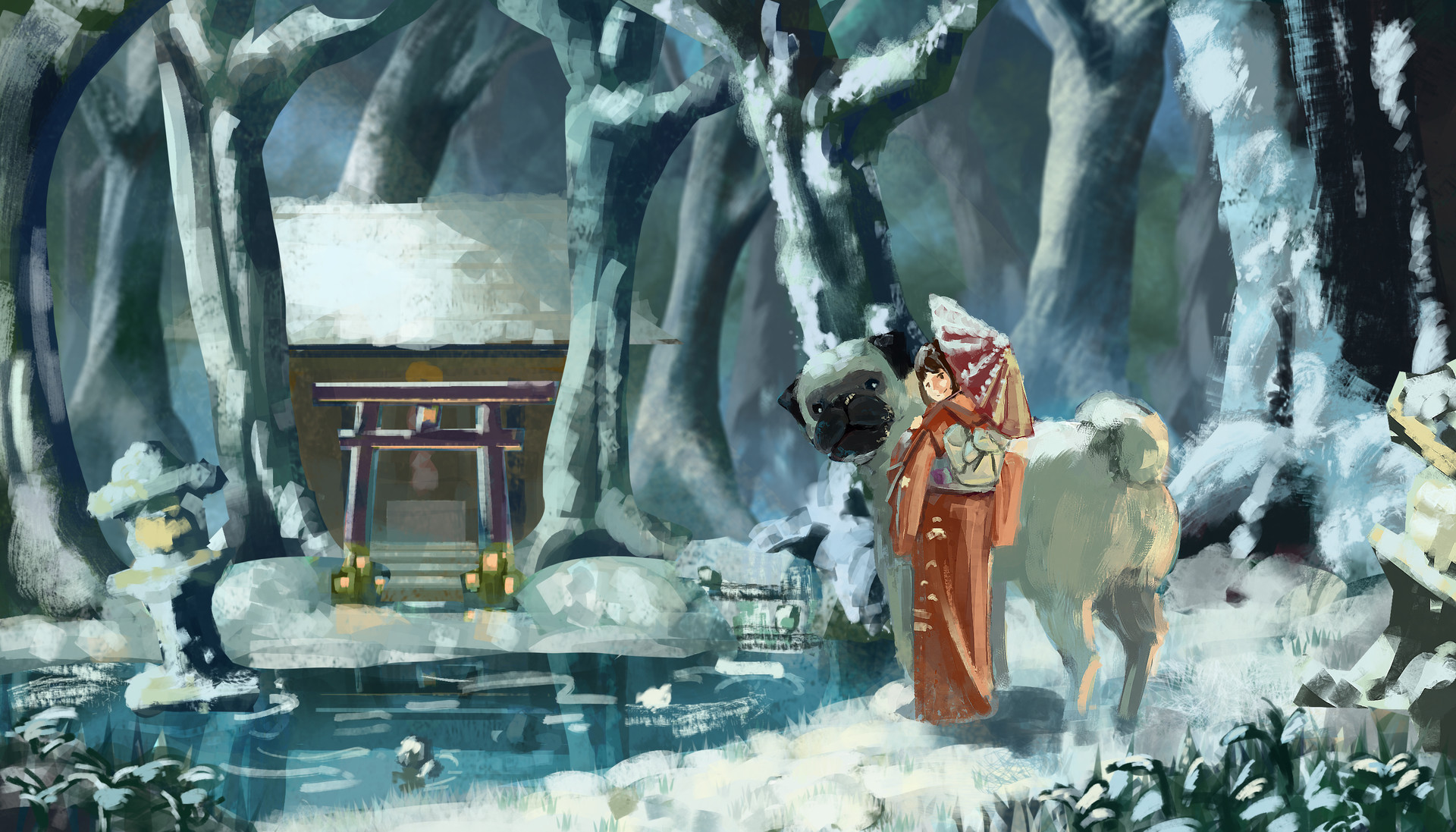 Artstation 2dillustration Hiroyuki Watase