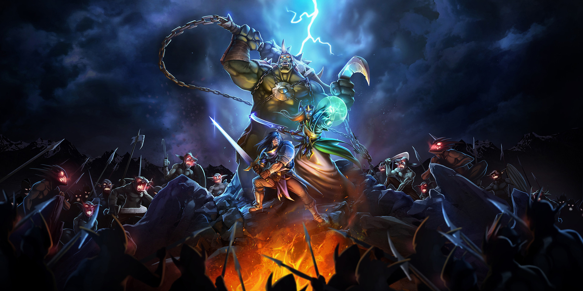 Artstation Key Visuals For Battlehordes Matias Arturo Pan Amoedo