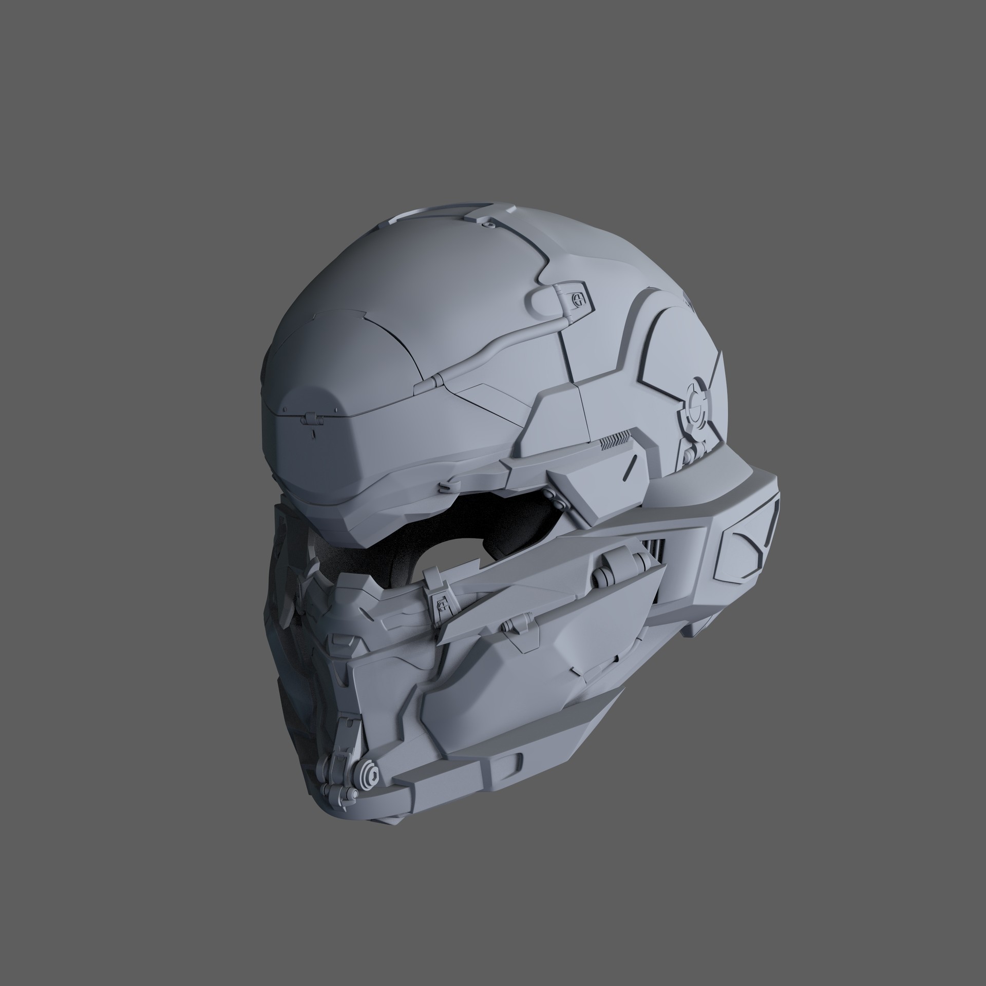 Artstation Spartan Jameson Locke Helmet Wladimir Kovalenko