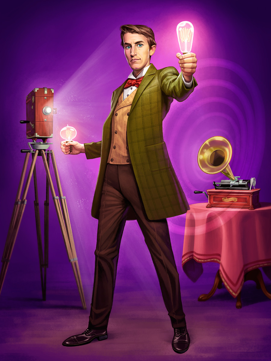 Thomas Alva Edison was an American inventor and businessman, who has been described as America's greatest inventor.