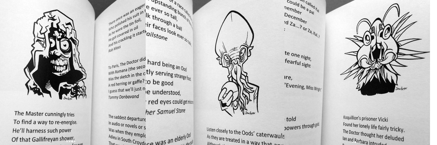 Work published in a Doctor Who limerick book (for charity).
