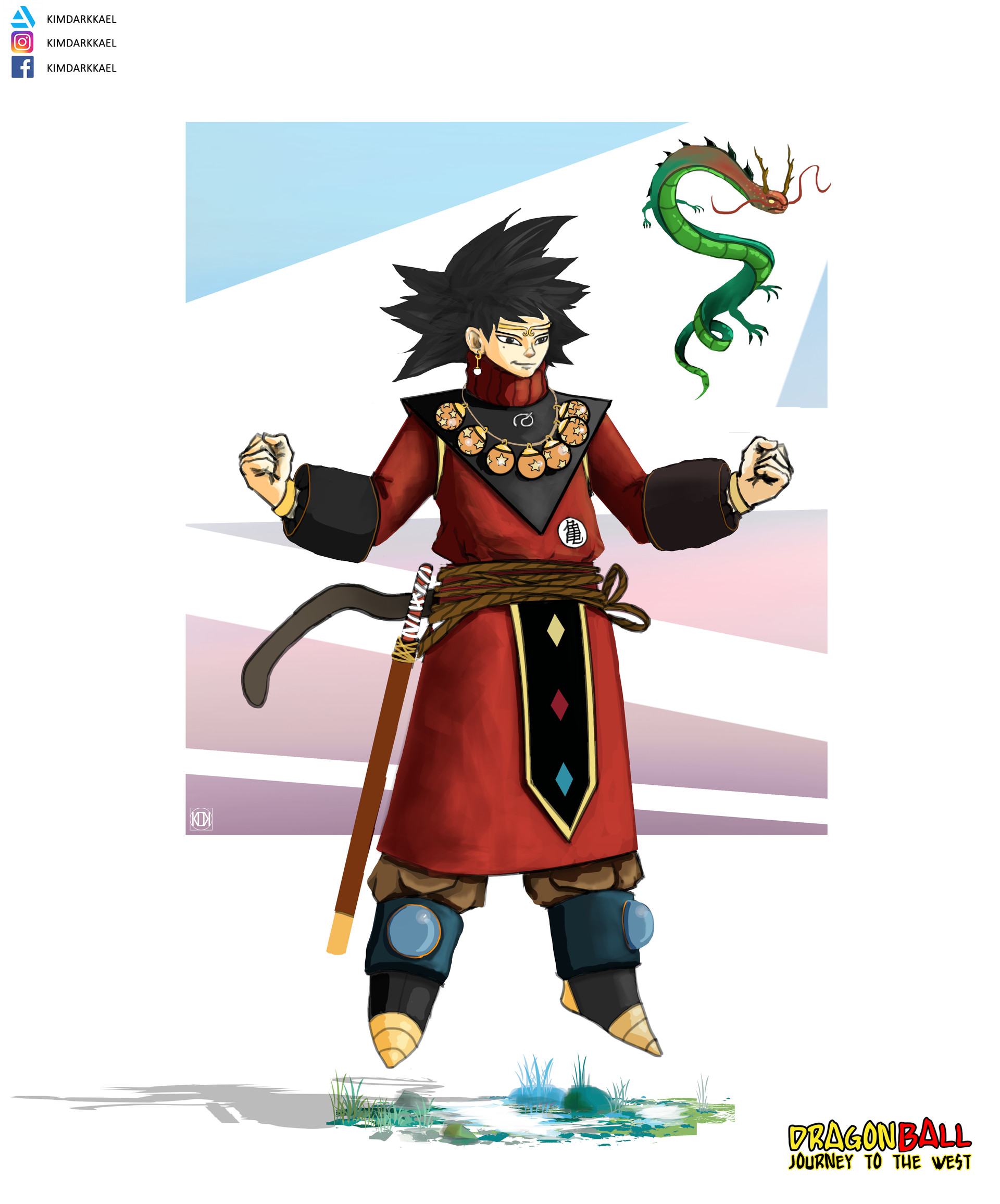 Artstation Cdchallenge 36 Supreme Goku Kim Kael