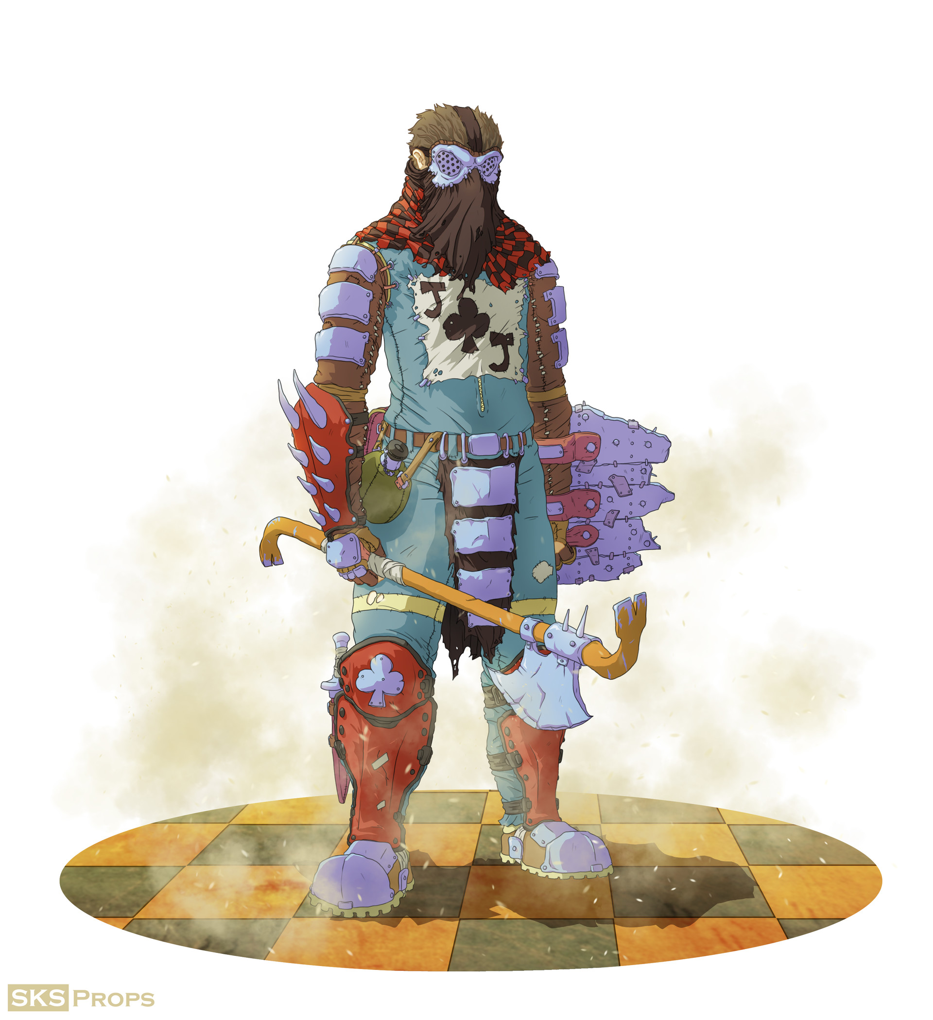 Steven Smith Jack Of Clubs Wasteland Alice Concept Art