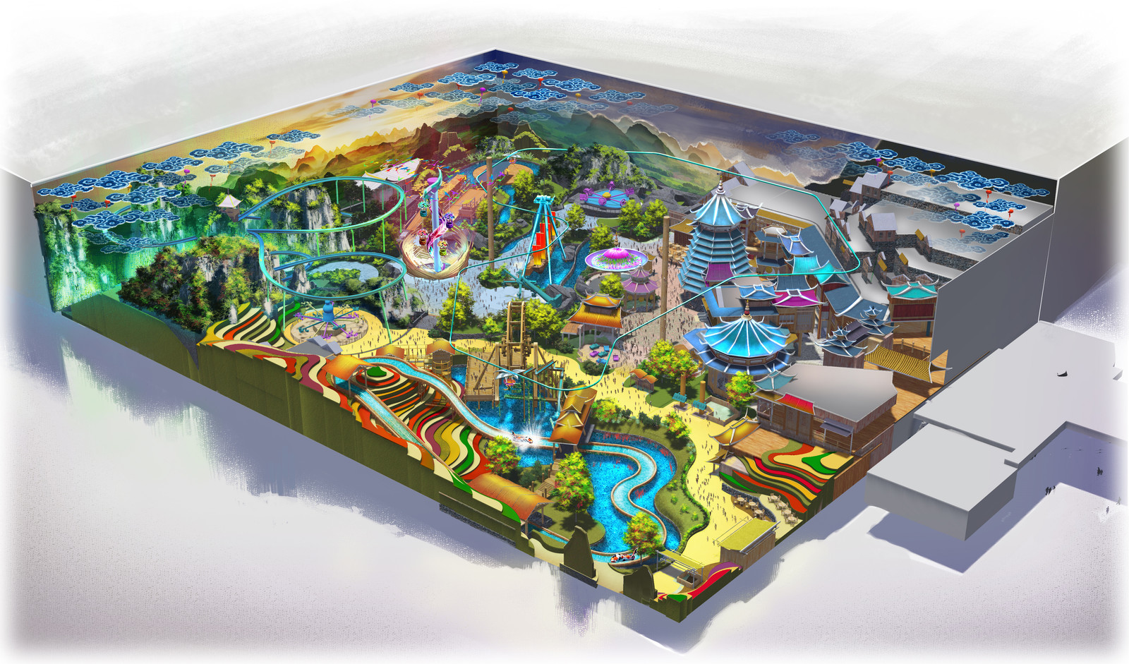 Wanda Nanning: indoor themepark project