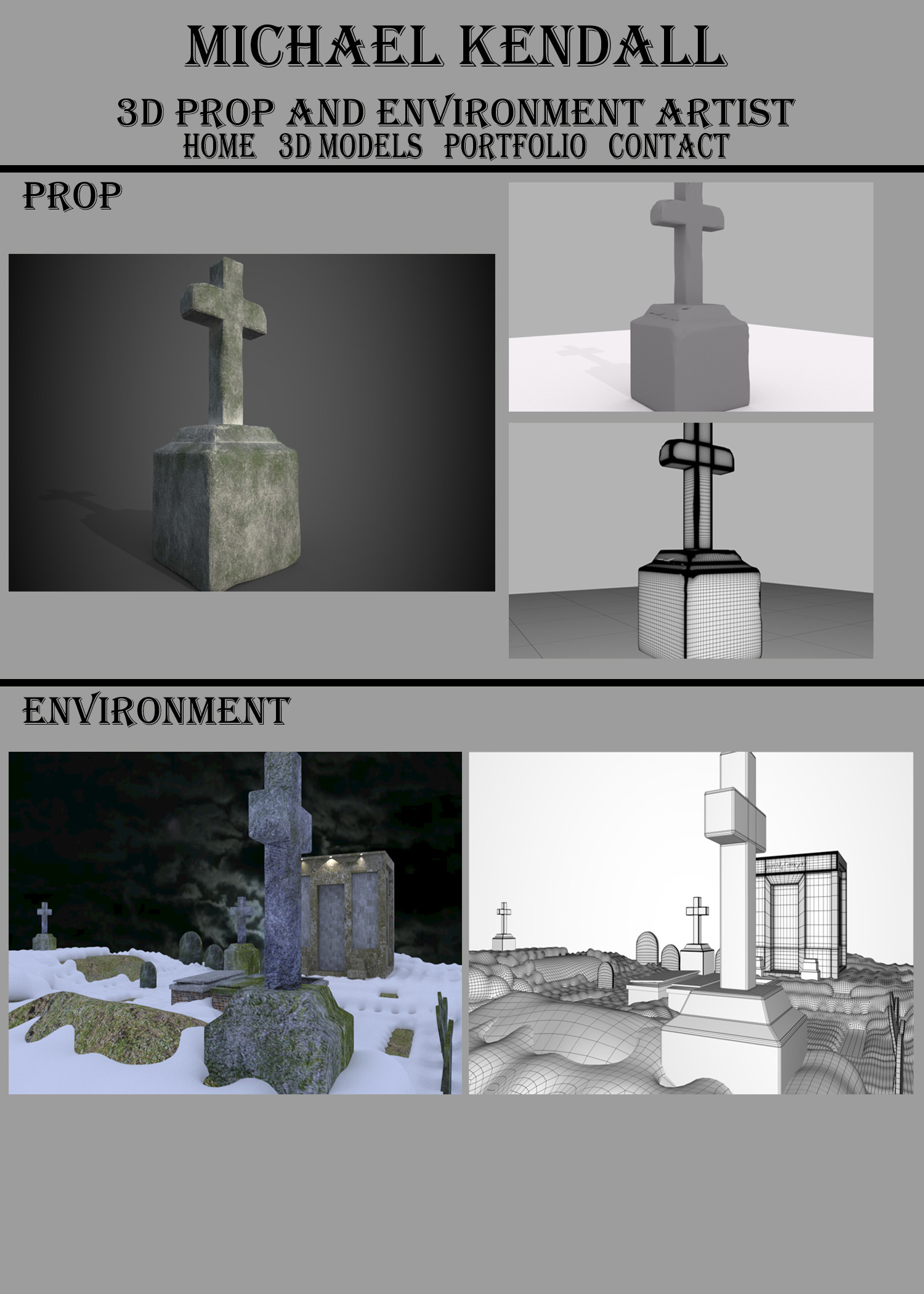 Artstation 3d Modeler 3d Prop Artist And 3d Environment Artist