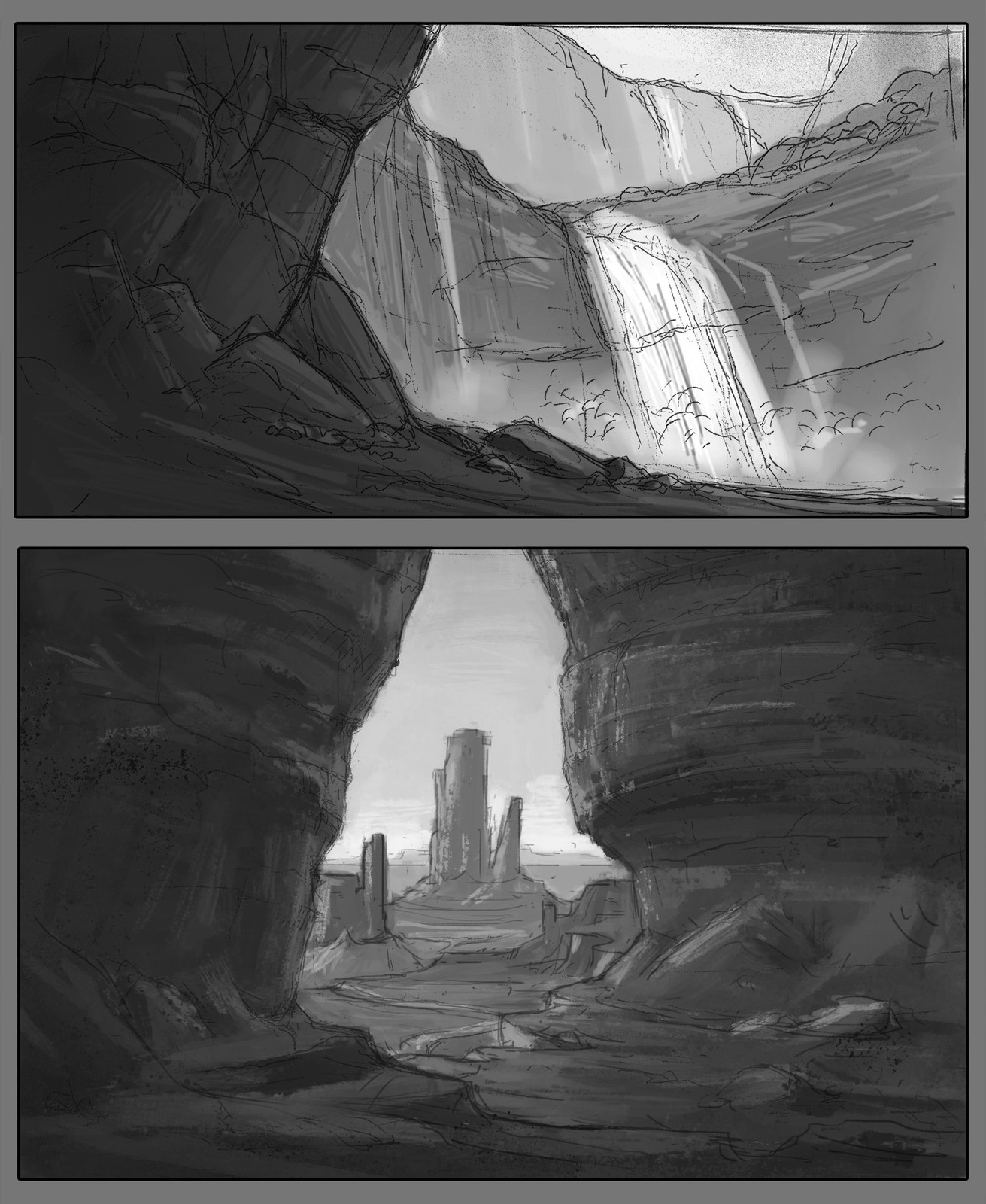 Landscape sketches