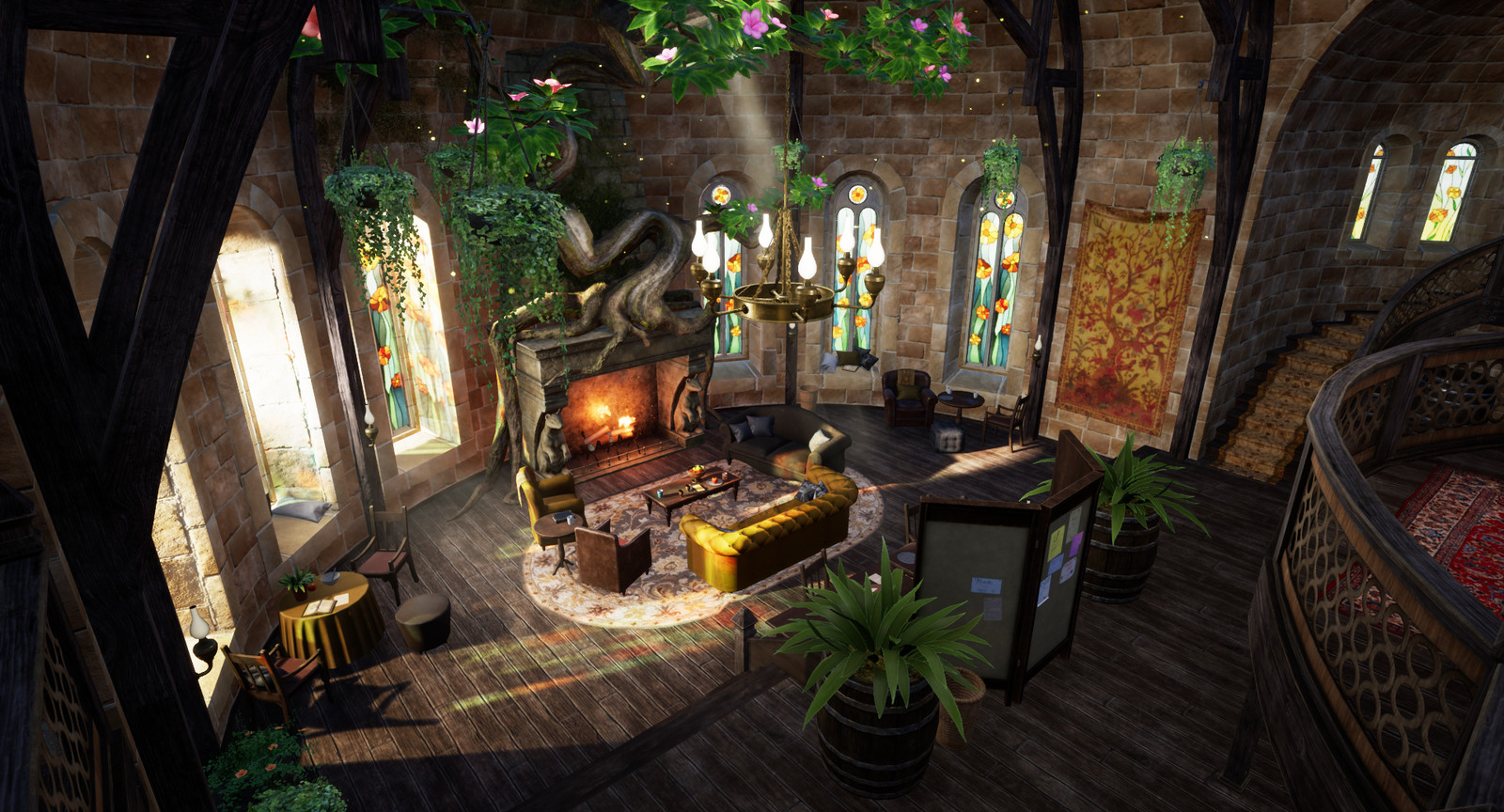 Artstation Hufflepuff Common Room Nikki Blom The room in particular, the hufflepuff common room, is not featured in any of the movies and only its location is mentioned in the books. hufflepuff common room nikki blom