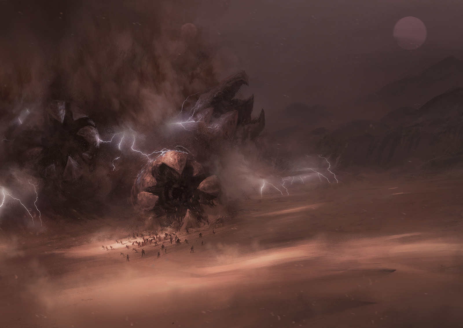 Interior Cover for Frank Herbert's Dune
© Centipede Press