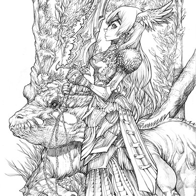 Hector sevilla l dragon maiden by elsevilla d37vzu9