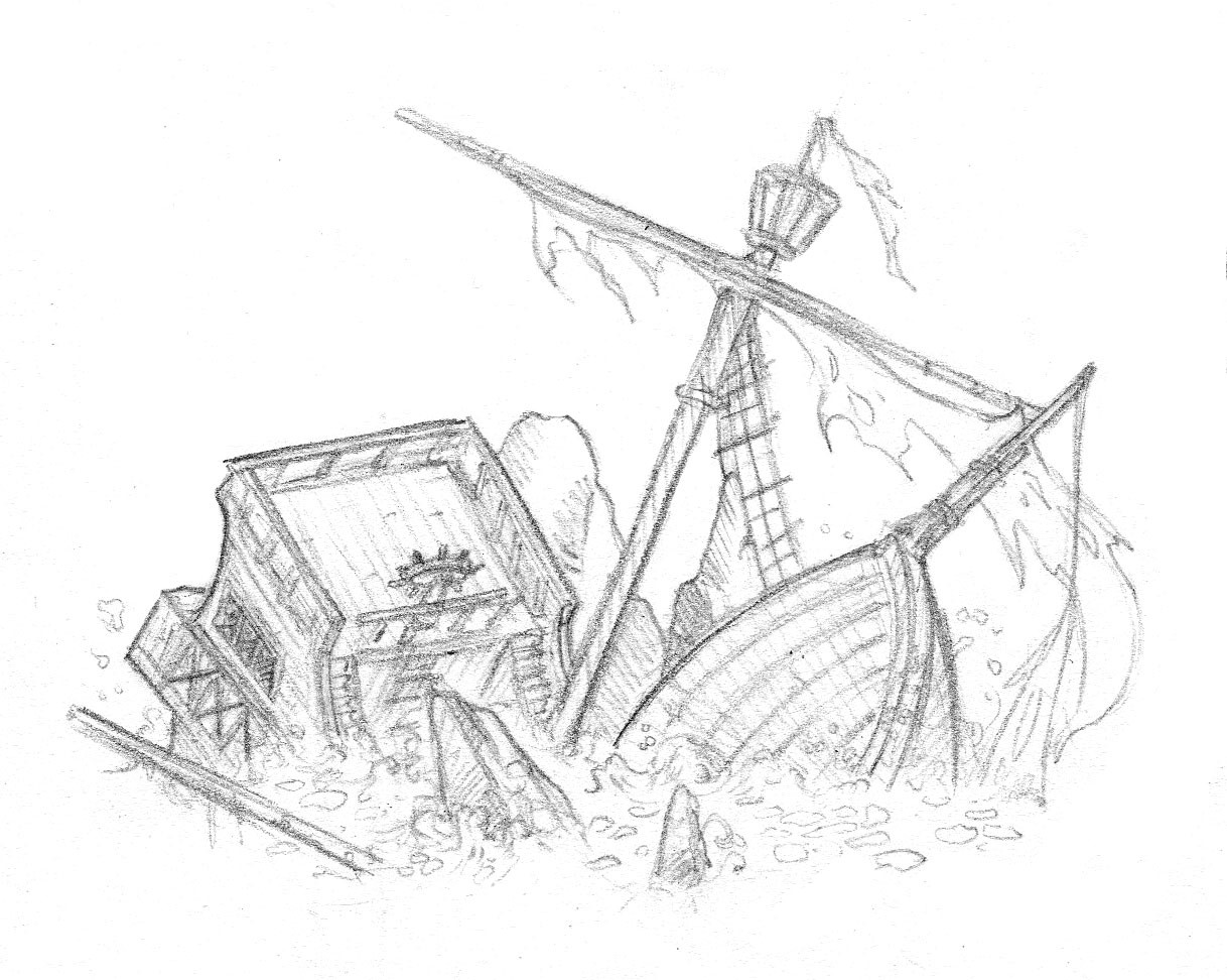 Shipwreck Art Prints for Sale  Redbubble