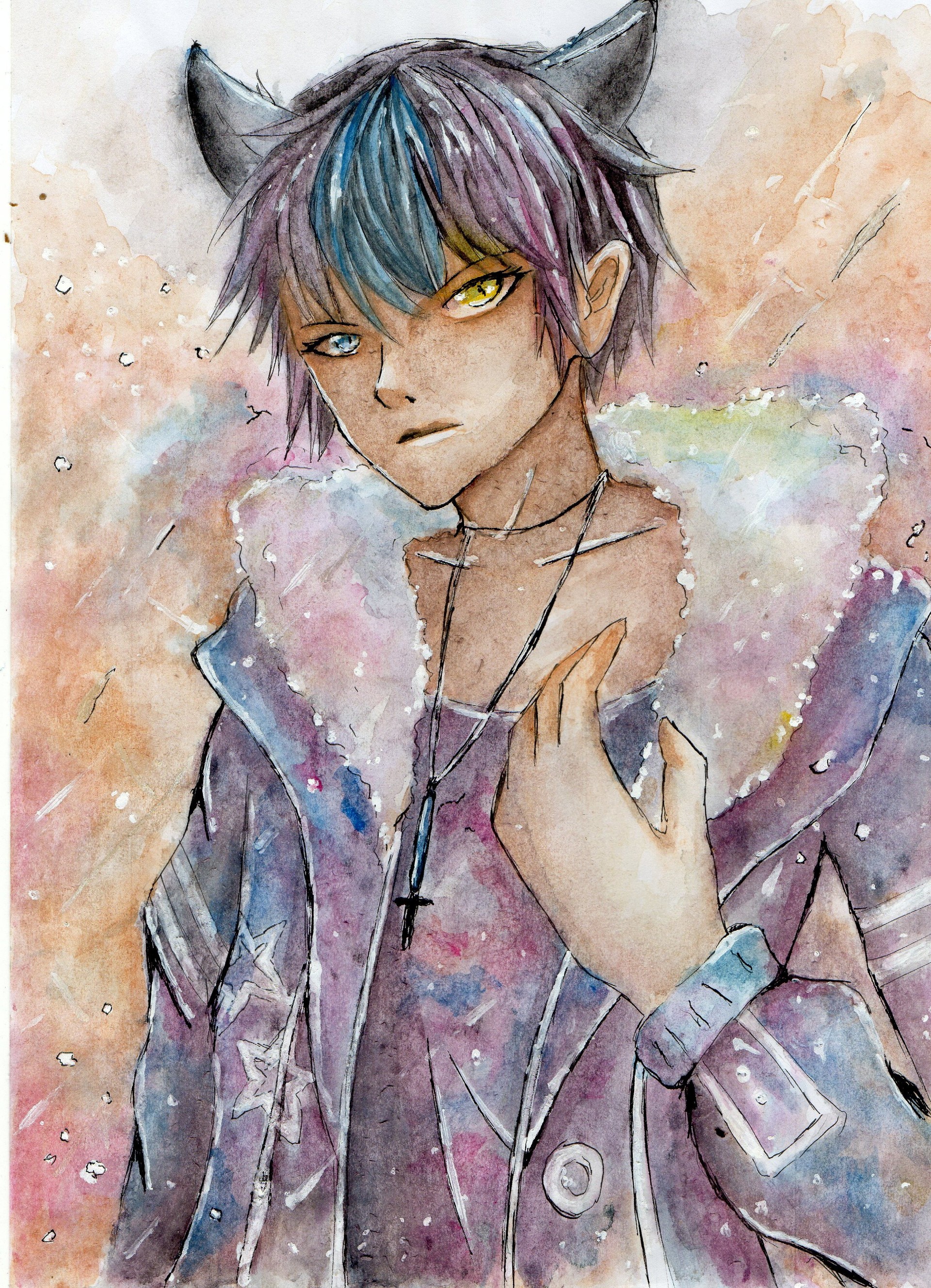 Anime Art Watercolor