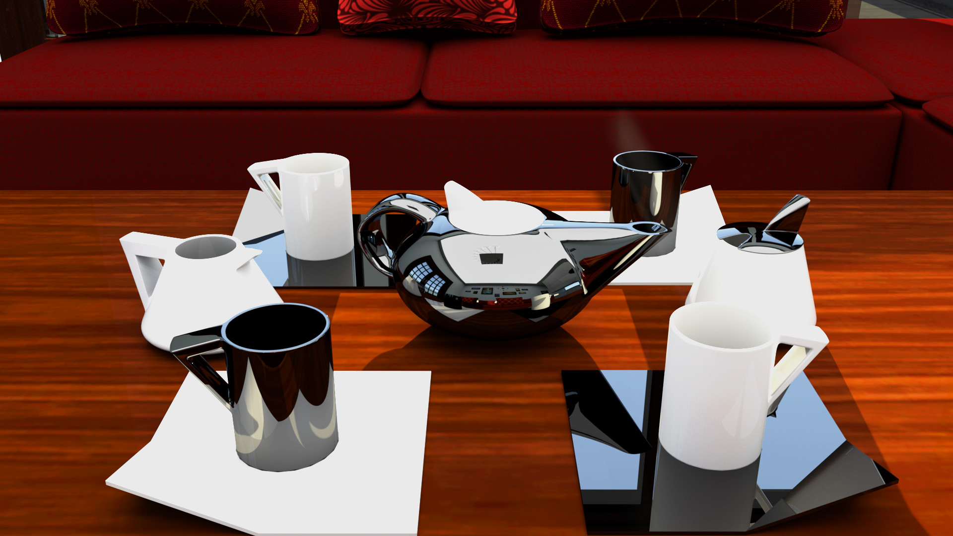 Artstation Tea Set Violet Nguyen