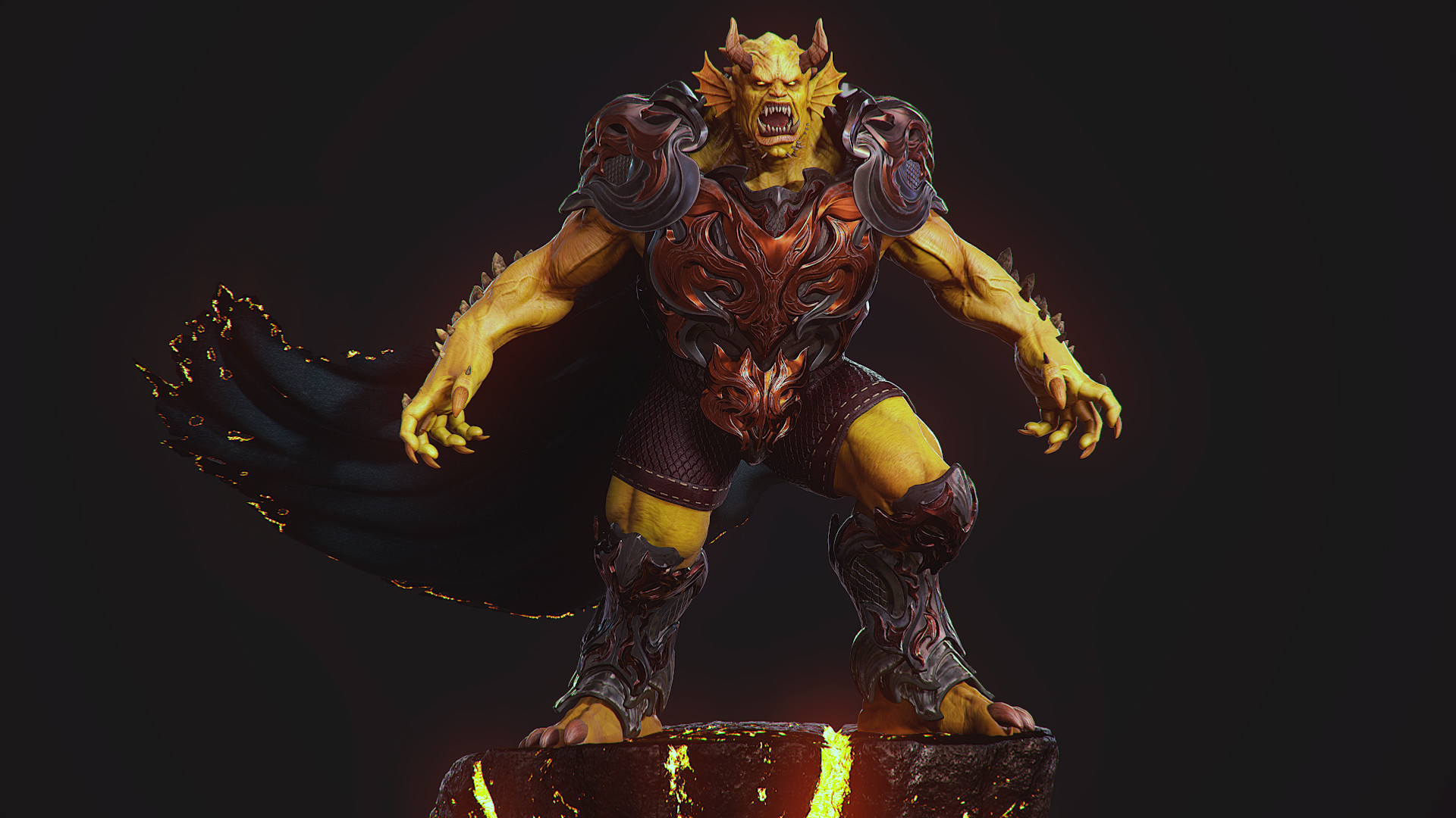 Artstation Etrigan The Demon Carlos Garcia
