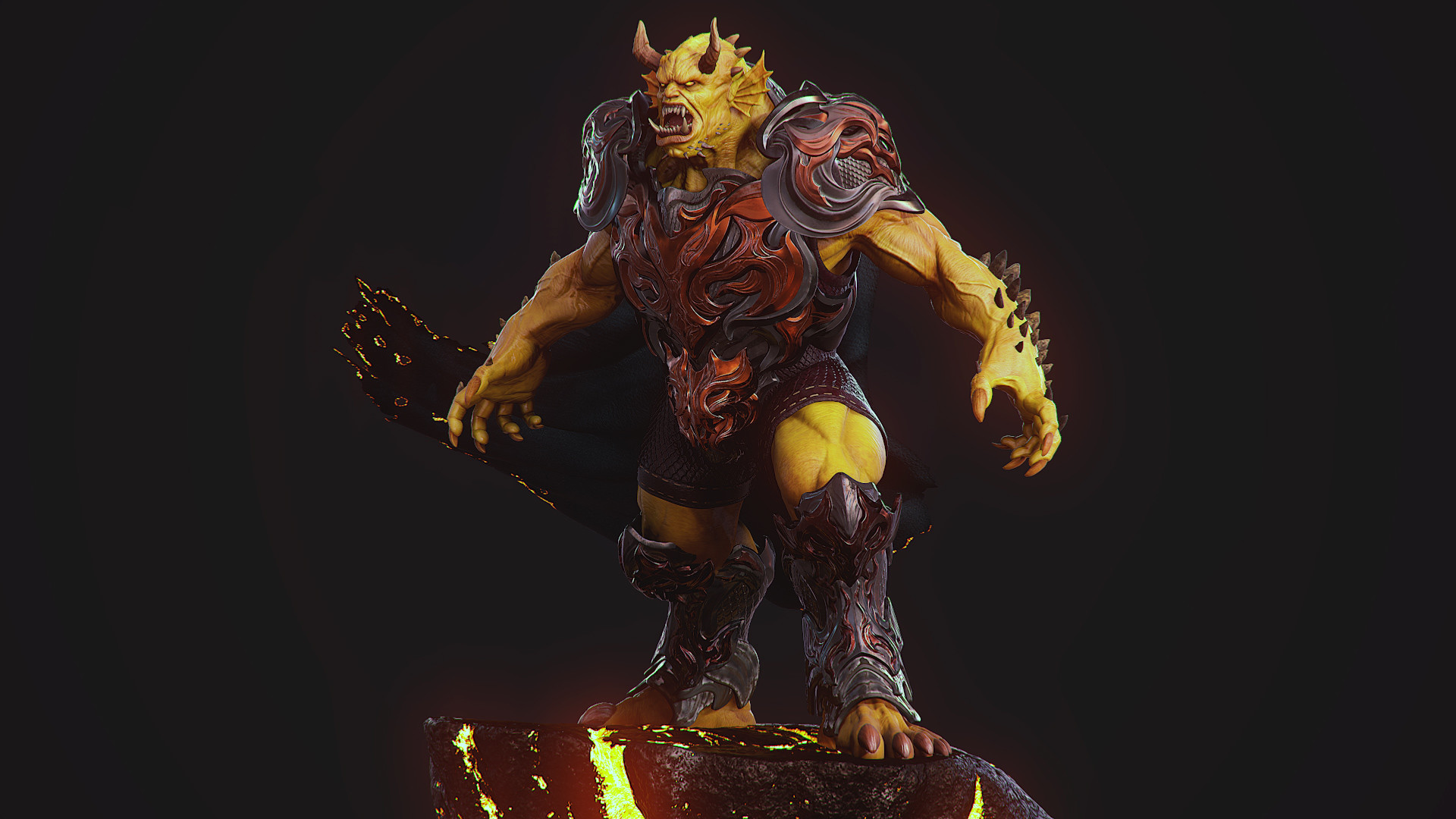 Artstation Etrigan The Demon Carlos Garcia