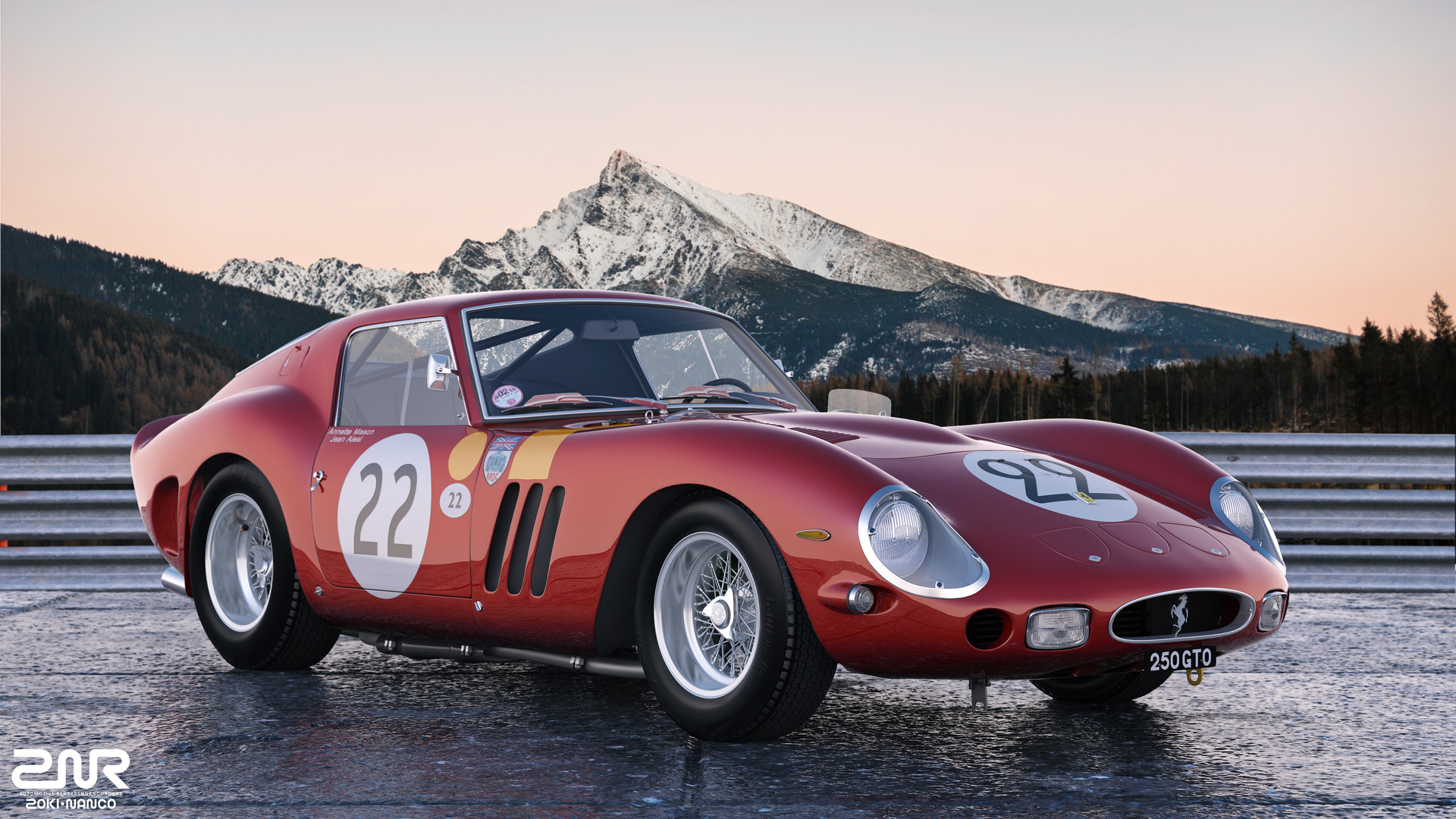 Zoki Nanco Nancorocks Znr3d Ferrari 250 Gto