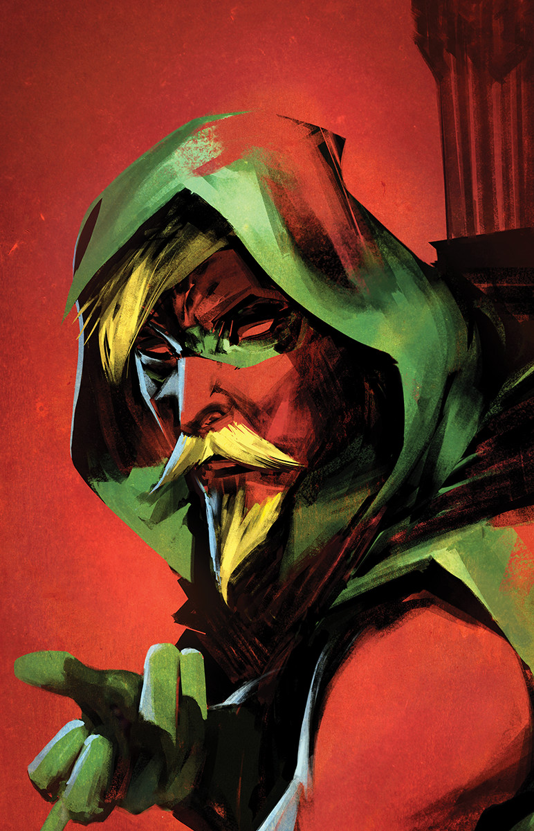 Artstation Green Arrow Portrait Illustration Toma Feizo Gas