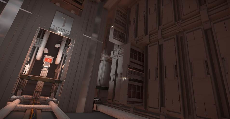 Like a giant haunted library, the idea here was to provide huge sliding file walls like in old records offices.  Constantly moving providing cover in battle, and a challenge in navigation.