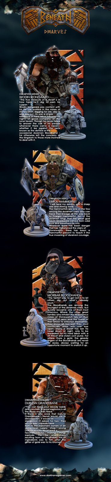 Dwarven characters