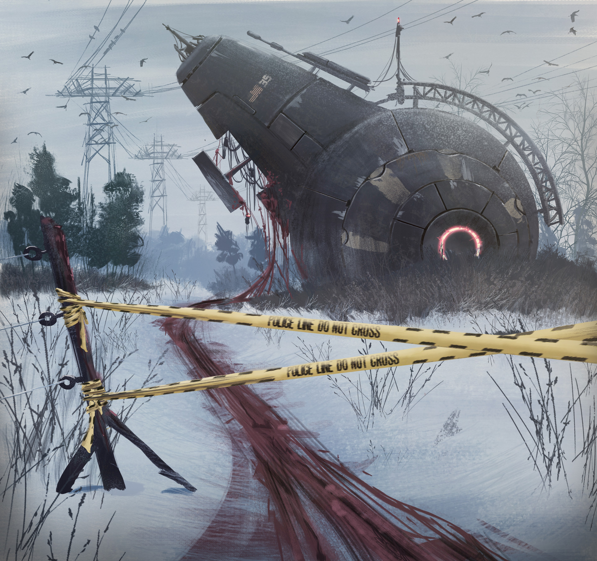 Artstation Simon Stalenhag Tribute Victor Perez