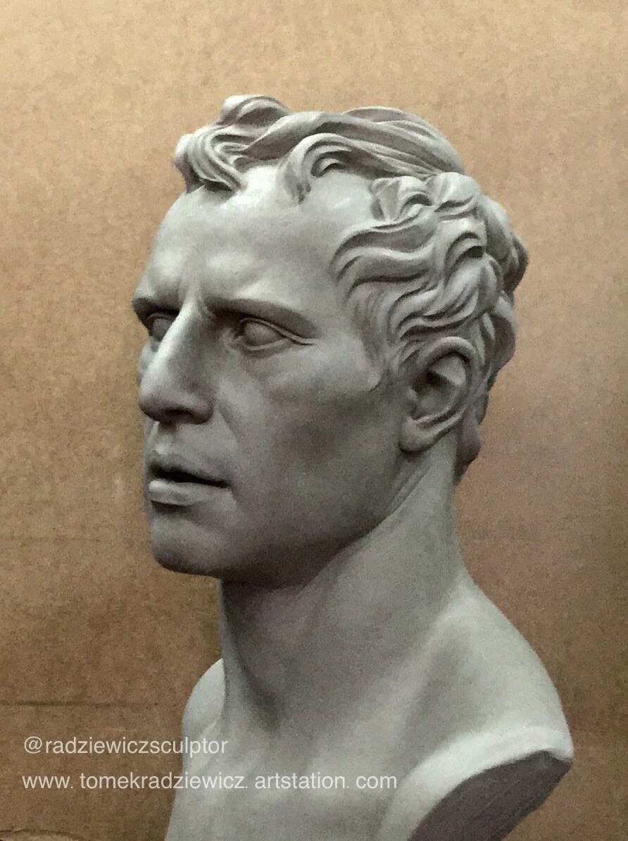 Classic portrait/water clay/1:1