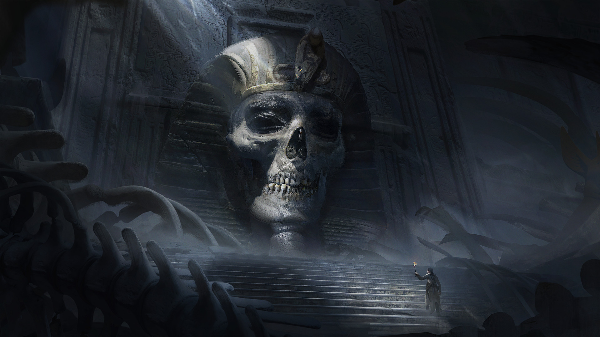 Скелет в подземелье. Фараон нежить арт Мумия. Анубис нежить. Склеп королей арт.