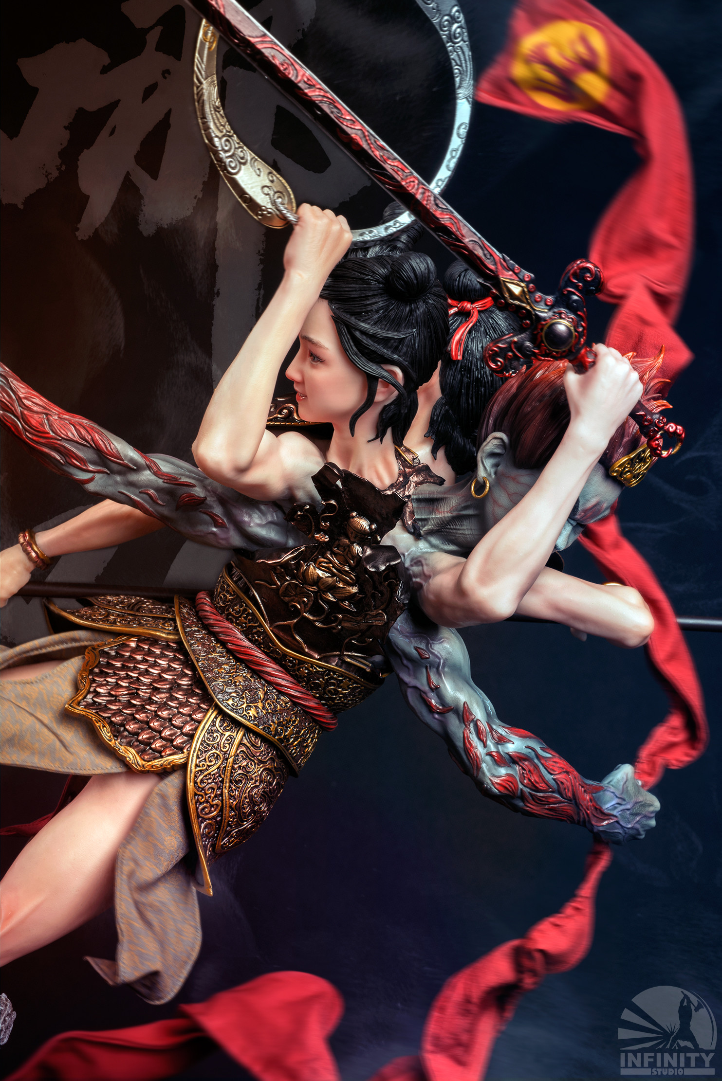Qi Sheng Luo - Neza Colored Version 哪吒上色版
