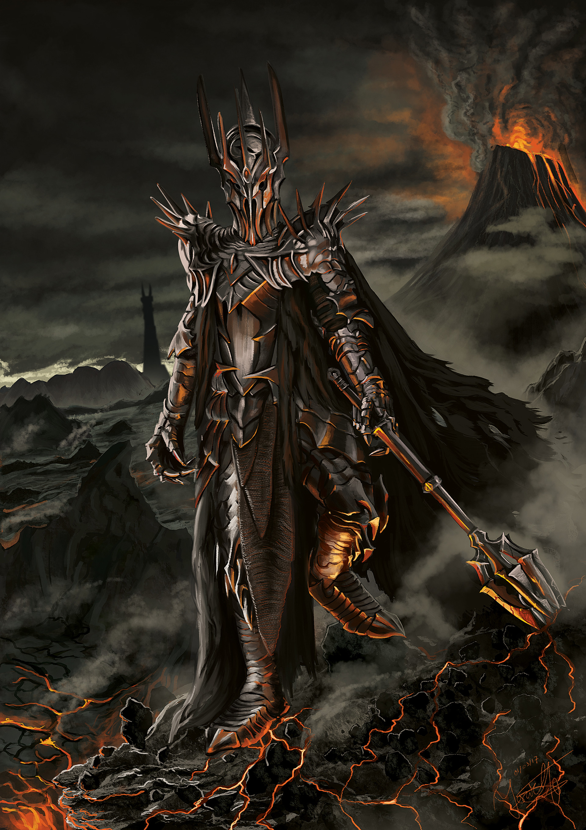  Sauron By Jaoric Koghee R ImaginaryMiddleEarth