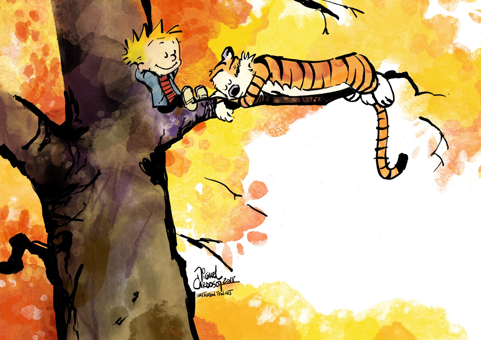 Artstation Calvin And Hobbes Fan Art