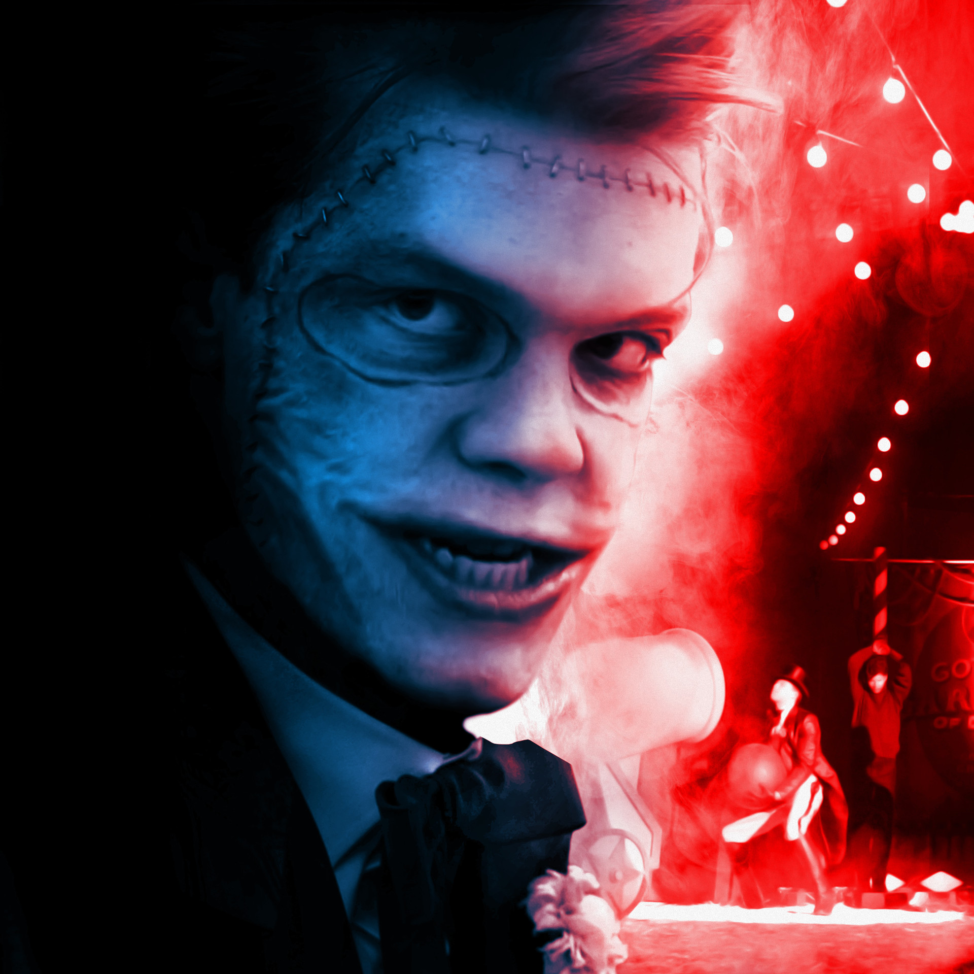 ArtStation Gotham season 4 Halloween Horror nights Jerome poster