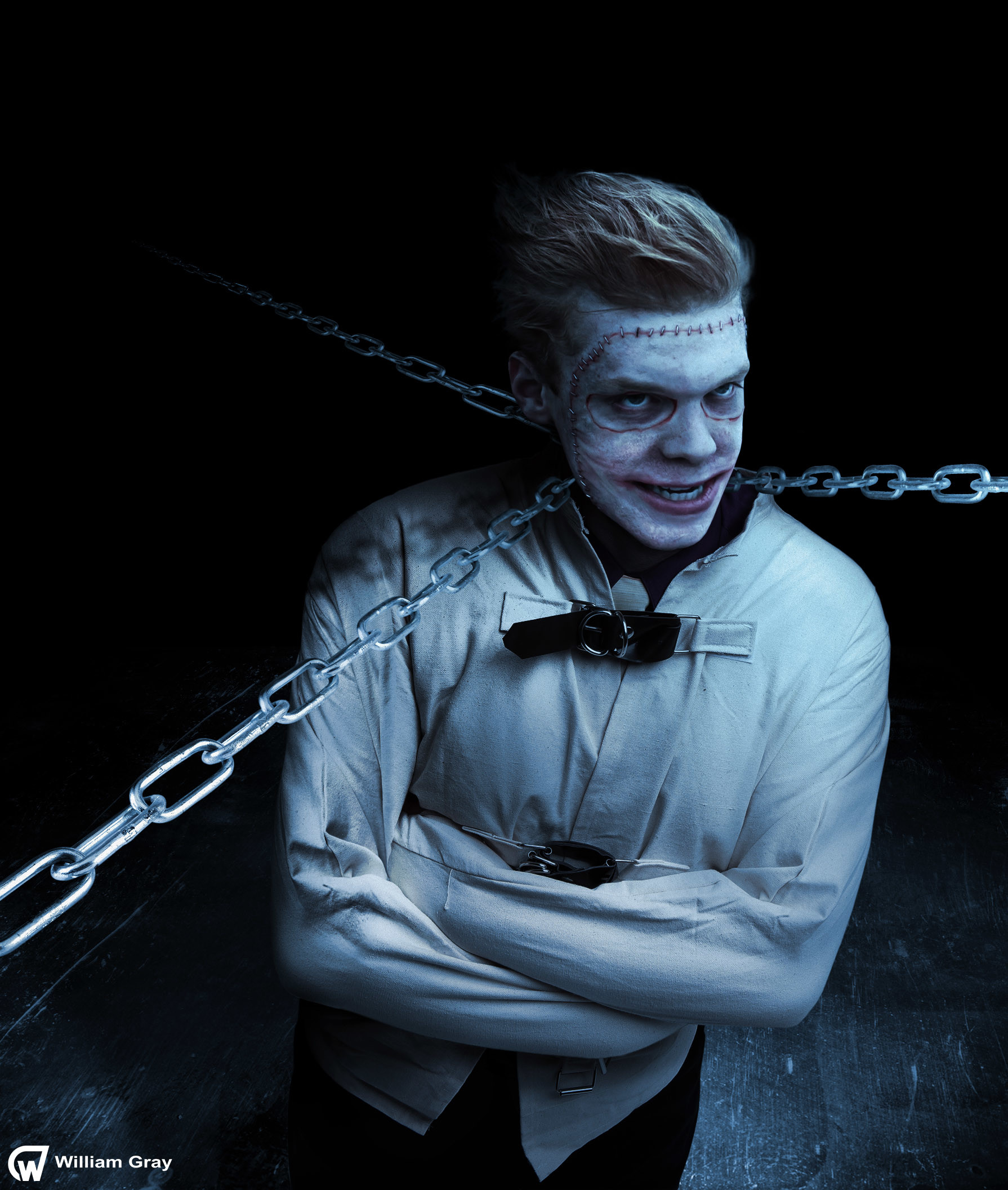 William Gray Gotham Season 4 Jerome In Arkham With A Chain Collar Having already risen from the dead once, jerome wasn't dealt with in a fatal way when he reemerged to terrorize gotham during season 3. william gray gotham season 4 jerome