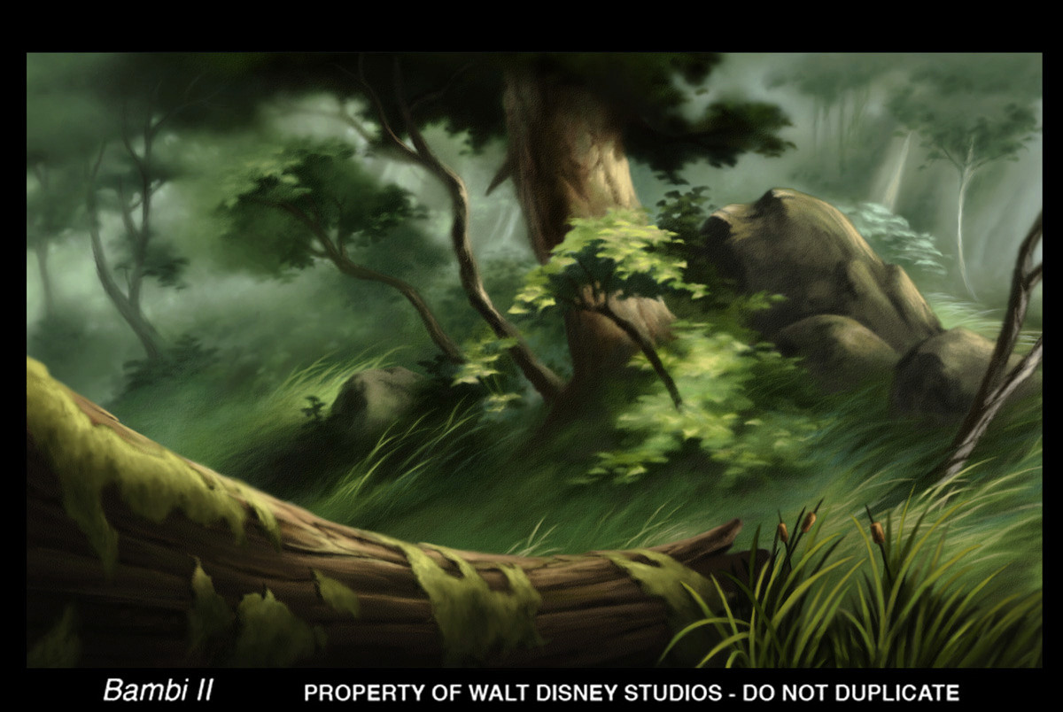 Artstation Bambi 2 Production Background Walt Disney Australia